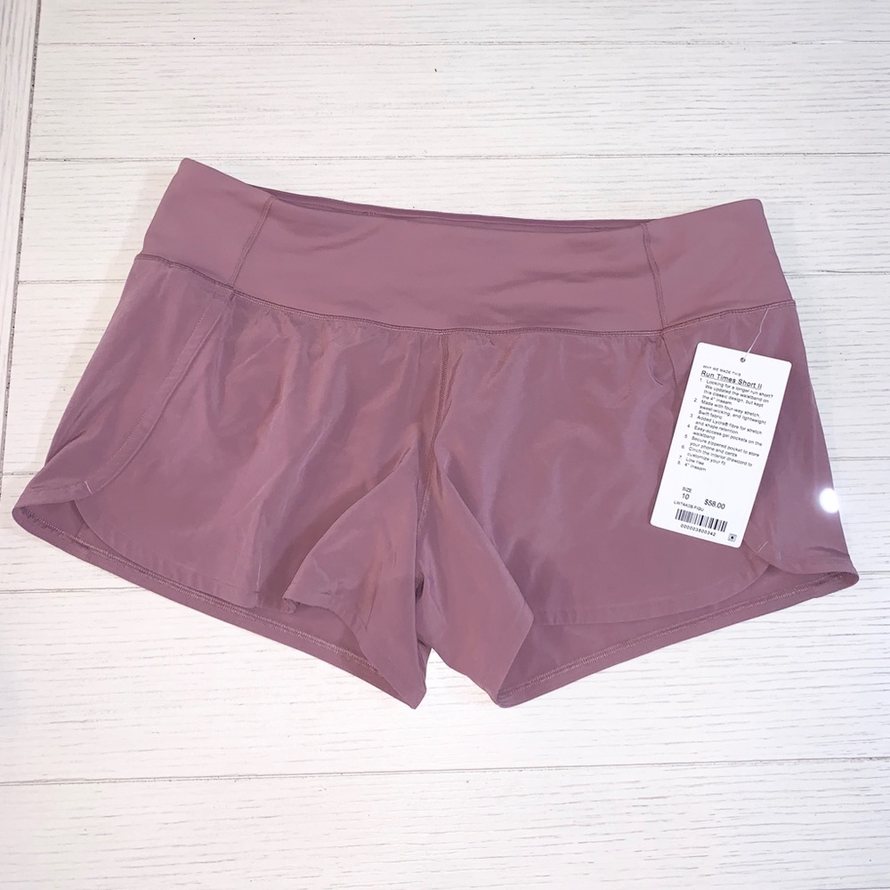 Run Times Short 4” - NO TAGS - CUT OUT LINER